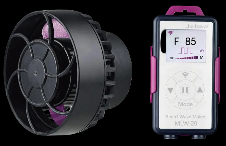 Jebao MLW Series Smart Wave Maker - WiFi & AP Mode App Controlled Aquarium Circulation Pump for Reef & Fish Tanks -(MLW-20)