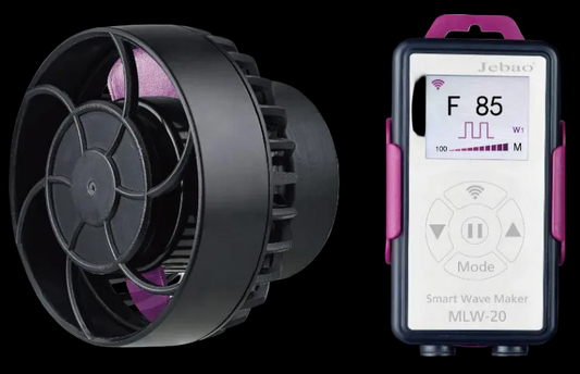 Jebao MLW Series Smart Wave Maker - WiFi & AP Mode App Controlled Aquarium Circulation Pump for Reef & Fish Tanks -(MLW-20)